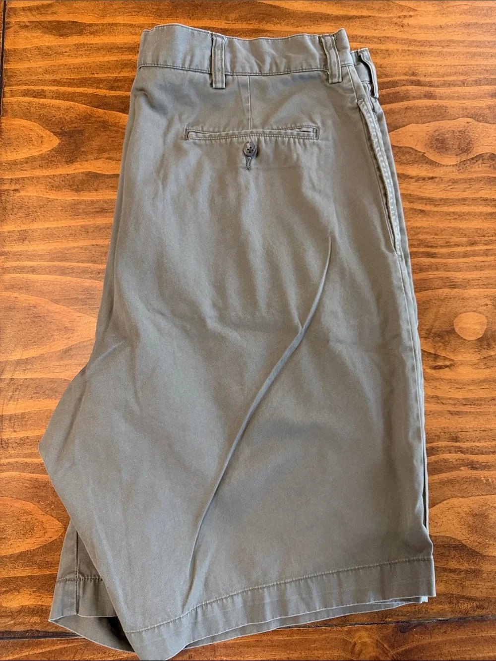 Men’s Ralph Lauren Polo Olive Pleated Front Cotton Shorts Size 38